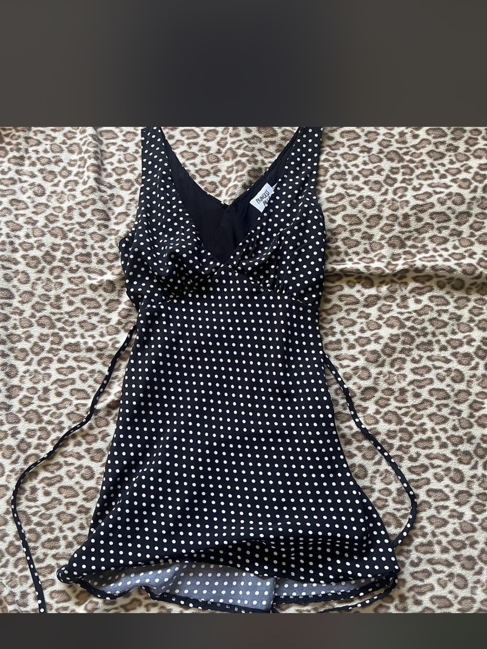 Princess Polly Black & White Polka Dot Kids One-Piece